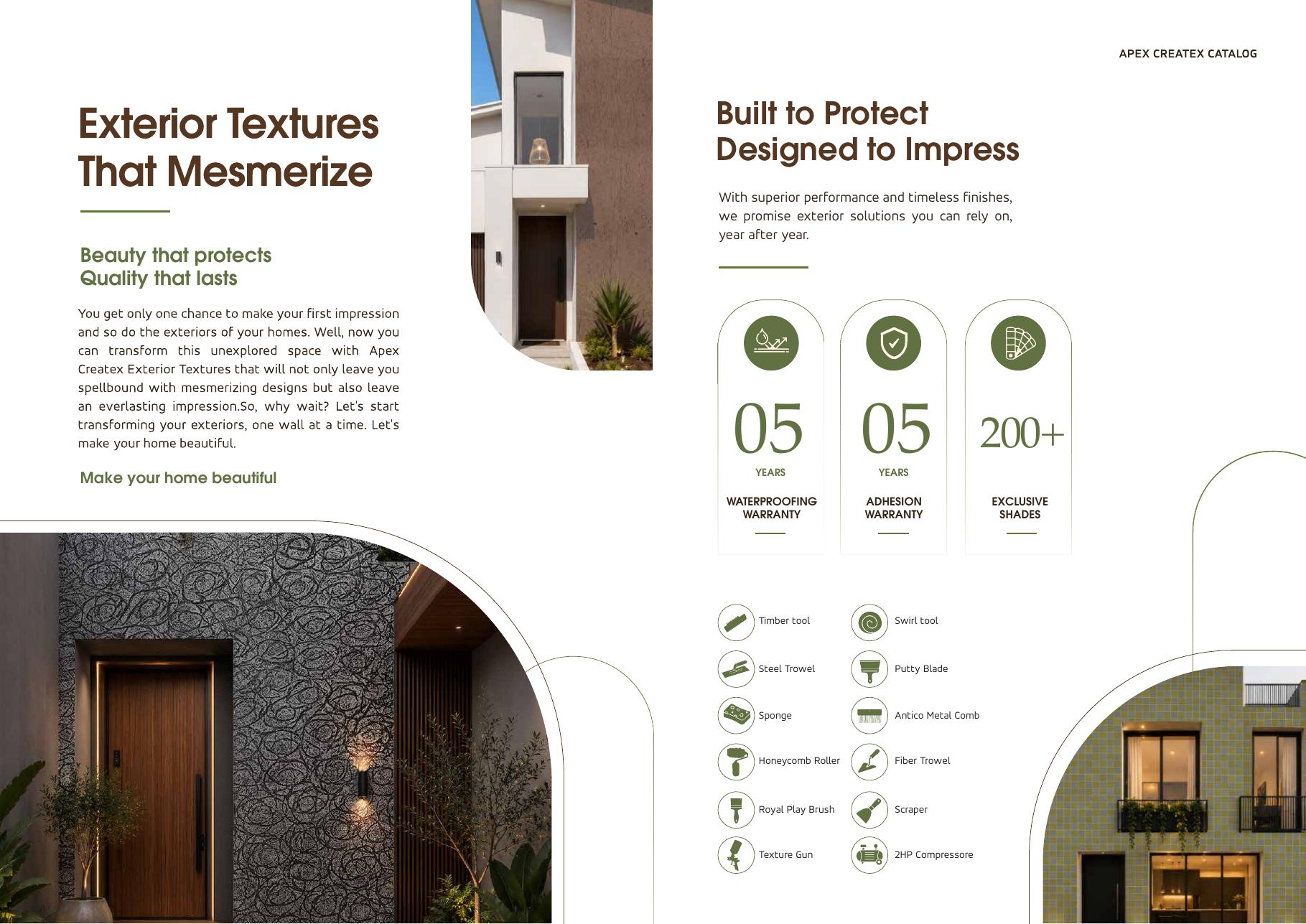 Apex Createx exterior textures catalogue cover