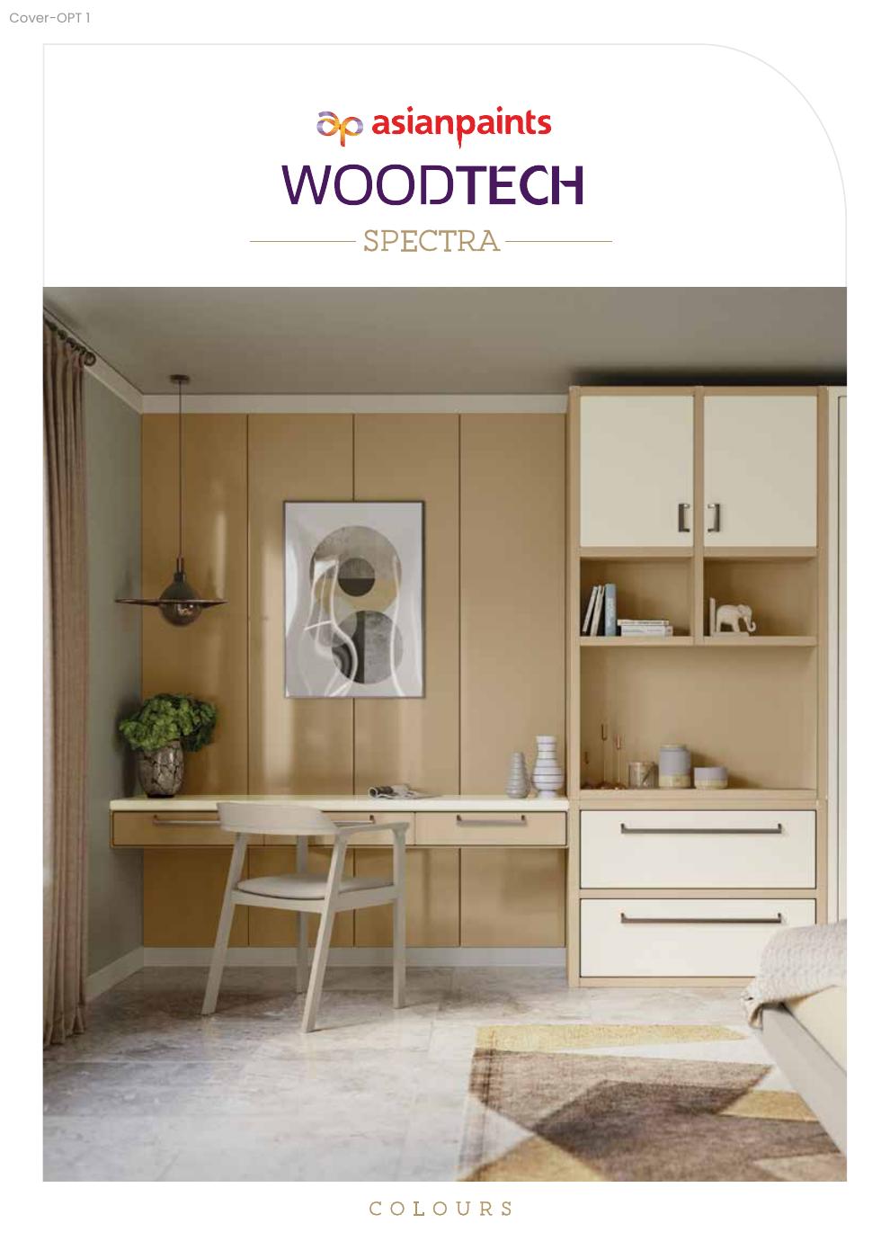 Asian Paints WoodTech Spectra Colours catalogue cover