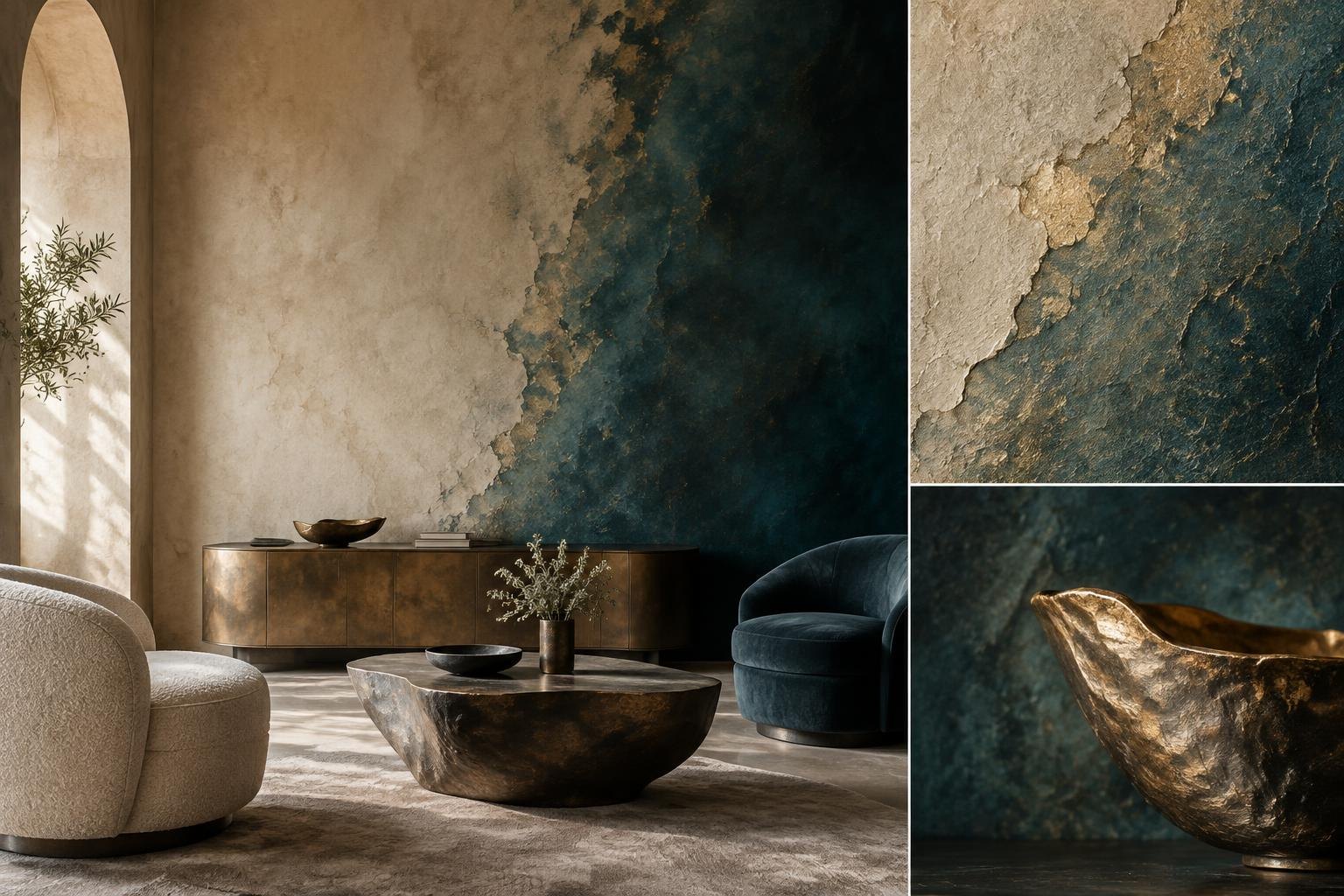Decorative mineral wall finish